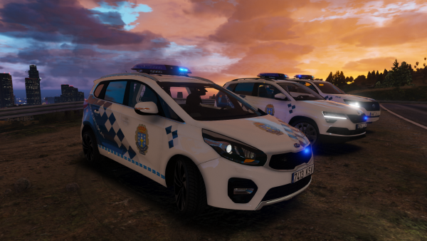 Patrullas de la Policía Local de Galicia
